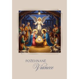 Papierové vianočné prianie - Betlehem