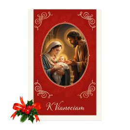 Papierové vianočné prianie - Svätá rodina