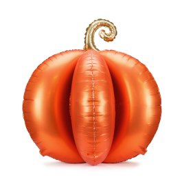 Fóliový balónik stojaci 3D Tekvica oranžová 90 × 90 cm