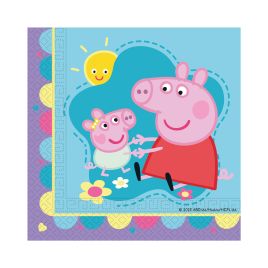 Obrúsky Prasiatko Peppa s bábätkom 20 ks