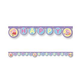 Banner Happy Birthday Prasiatko Peppa s rodinou