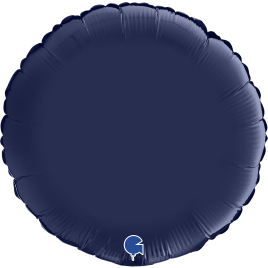 Fóliový balónik tmavo-modrý kruh 46cm