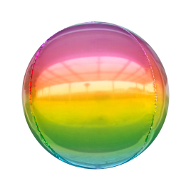 Balónik fóliový dúhová guľa
