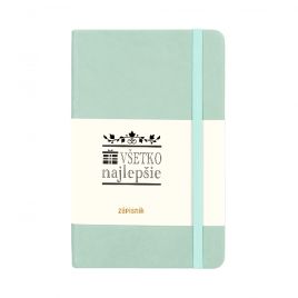 Stredný zápisník Journal - Všetko najlepšie zelený