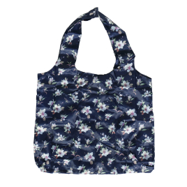 Skladacia taška - Modrý kvet