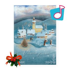 Zasnežená dedinka - Vianočné hracie prianie