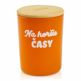 Sklenená pokladnička - Na horšie časy