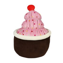 Plyšový dekoračný vankúš - Cupcake