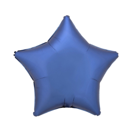 Balónik fóliový Hviezda tmavo modrá matná