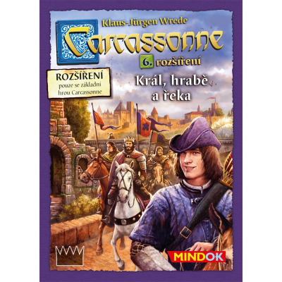 Carcassonne – 6. rozšírenie – Kráľ, gróf a rieka                    