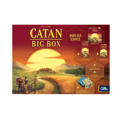                             Catan - Big Box - druhá edícia                        