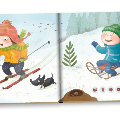                             Minikniha pre najmenších - Zima                        