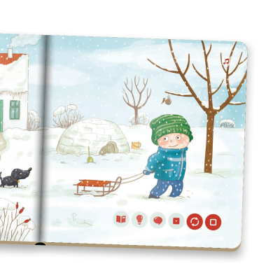                             Minikniha pre najmenších - Zima                        