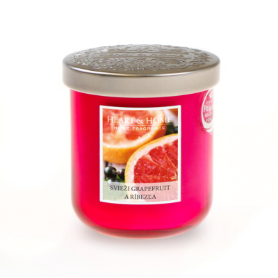 Svieži grapefruit a ríbezľa - stredná sviečka                    