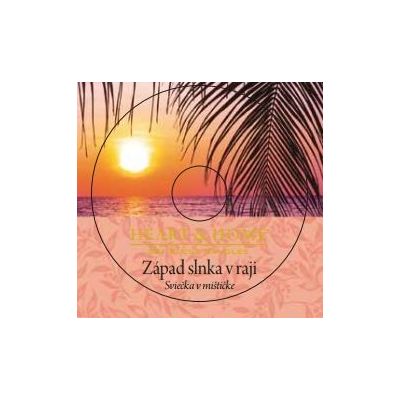 Západ slnka v raji - sviečka v mištičke                    