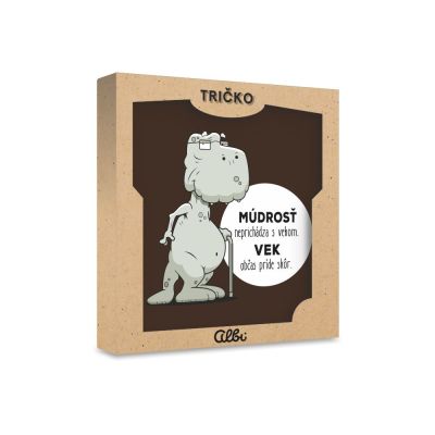                             Tričko - Múdrosť neprichádza s vekom                        