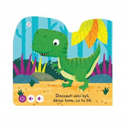                             Minikniha s výsekem - Dinosaurus CZ                        