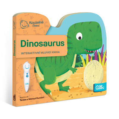 Minikniha s výsekem - Dinosaurus CZ                    