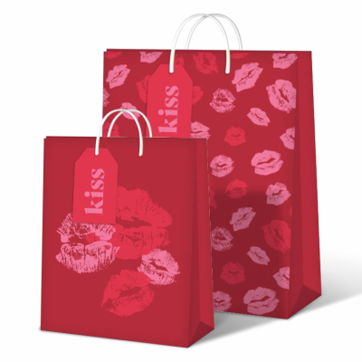Darčekové tašky - Kiss                    