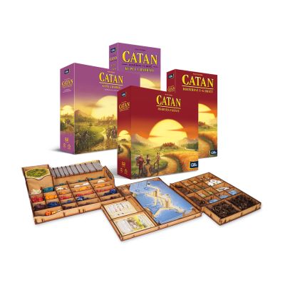 Inzert - Catan + Kupci a Barbari + Rozšírenie pre 5 a 6 hráčov                    