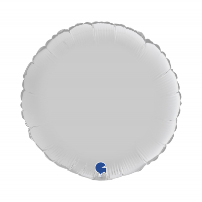 Fóliový balónik biely kruh 46cm                    