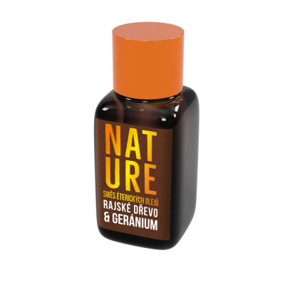 Rajské drevo &amp; geránium - esenciálny olej NATURE                    