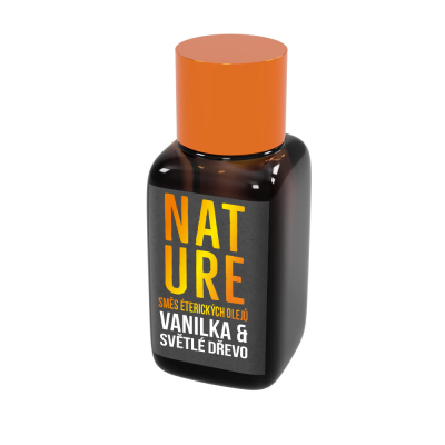 Vanilka &amp; svetlé drevo - esenciálny olej NATURE                    