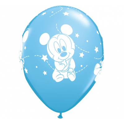 Balóniky latexové Baby boy Mickey Mouse 6 ks                    