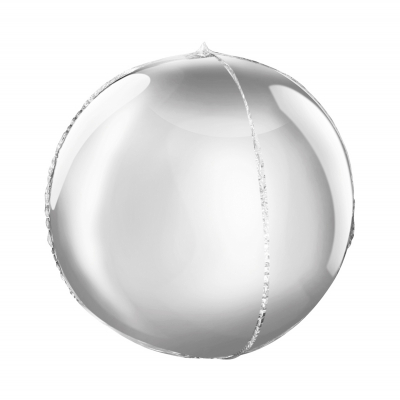 Balónik fóliový strieborná guľa                    