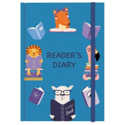 Denník - Reader&#039;s diary modrý                    