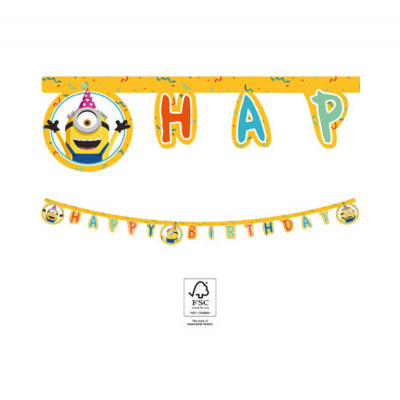 Banner Happy Birthday Mimoni 2m                    