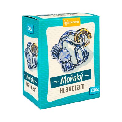 Morský kovový hlavolam - Krab                    