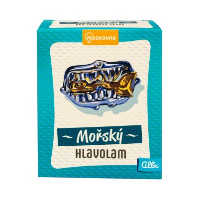                             Morský kovový hlavolam - Šelma a ryba                        