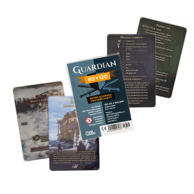                             Obaly na karty Guardian pre karty 80 × 120 mm - 100 ks                        