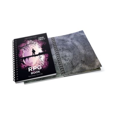 RPG Kniha so zmazateľným povrchom - A4 - Hexy                    