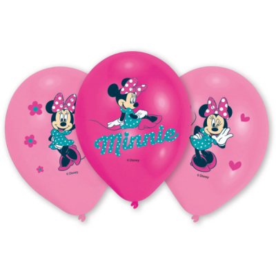 Balóniky latexové Minnie Mouse 6 ks                    