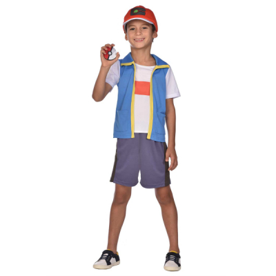                             Detský kostým Pokemon Ash 4-6 rokov                        