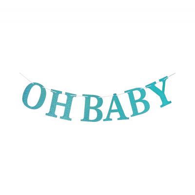 Banner Oh baby It´s a Boy modrý 3 m                    