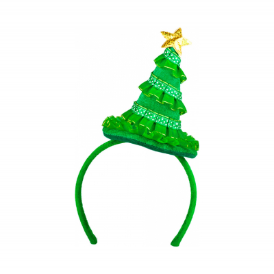                             Čelenka vianočný strom                        