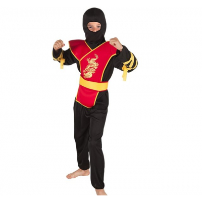 Kostým detský Ninja veľ.4-6 rokov                    