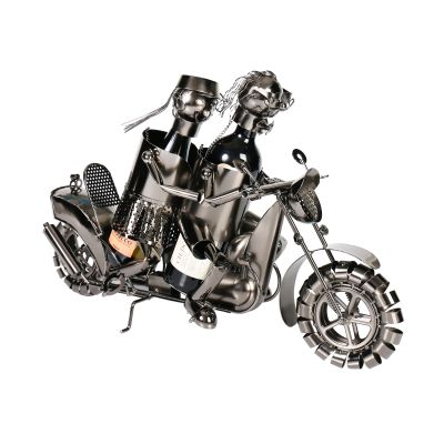 Stojan na fľašu - Motorkár 2 fľaše                    
