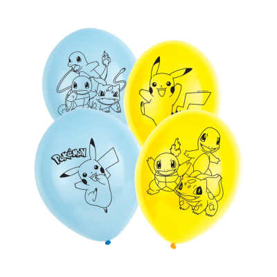 Balóniky latexové Pokemon 6 ks                    