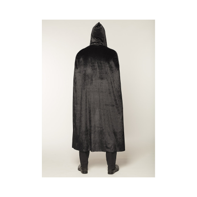                             Plášť čierny s kapucňou 165 cm                        