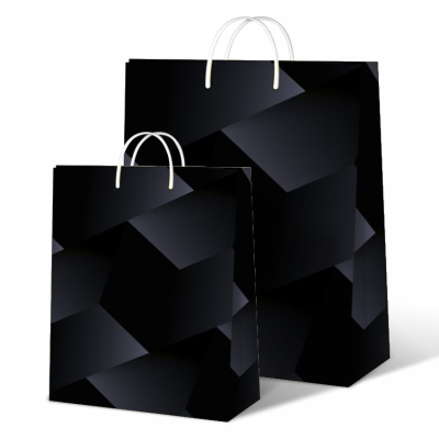 Darčekové tašky - Čierne pásy                    