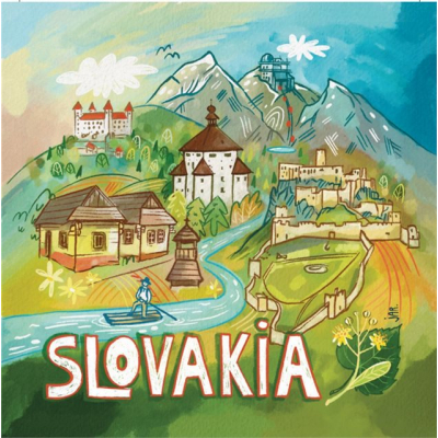 Magnetka s textom - Slovakia ALBI