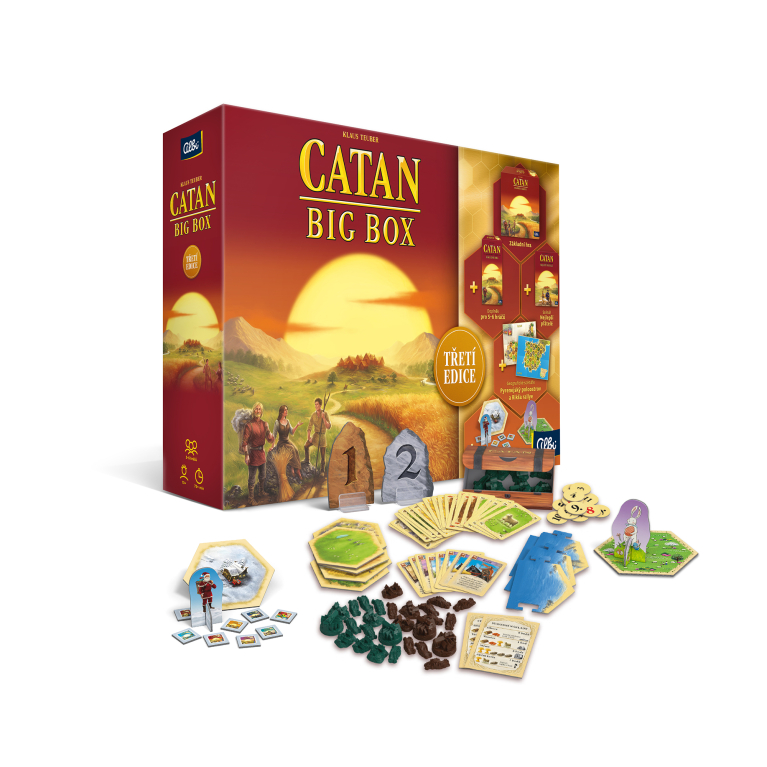                             Catan - Big Box - Tretia edícia                        