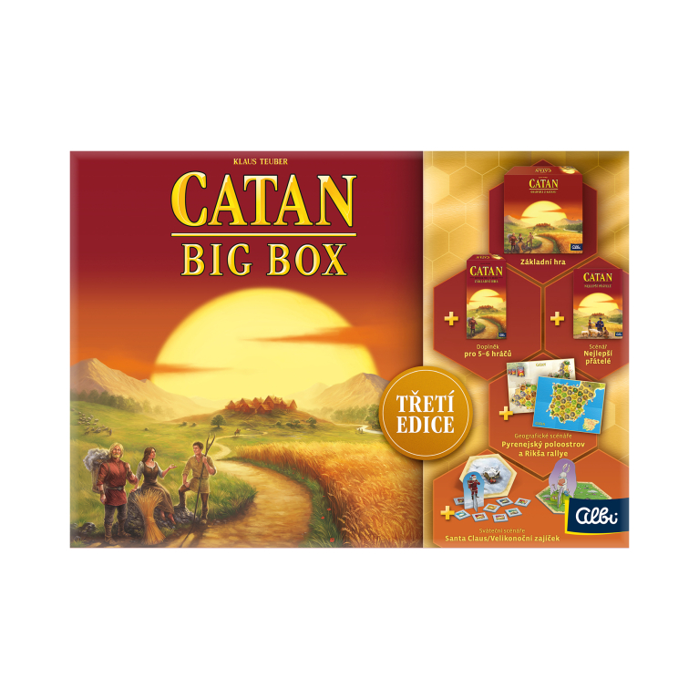                             Catan - Big Box - Tretia edícia                        