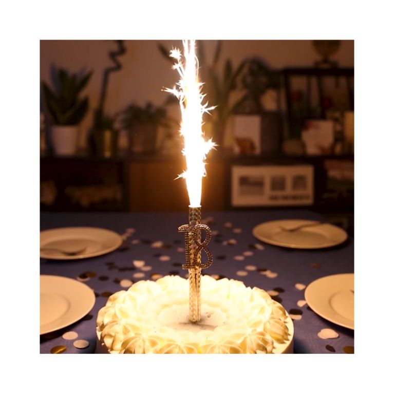                             Fontána tortová Jubileum strieborná číslo 18                        