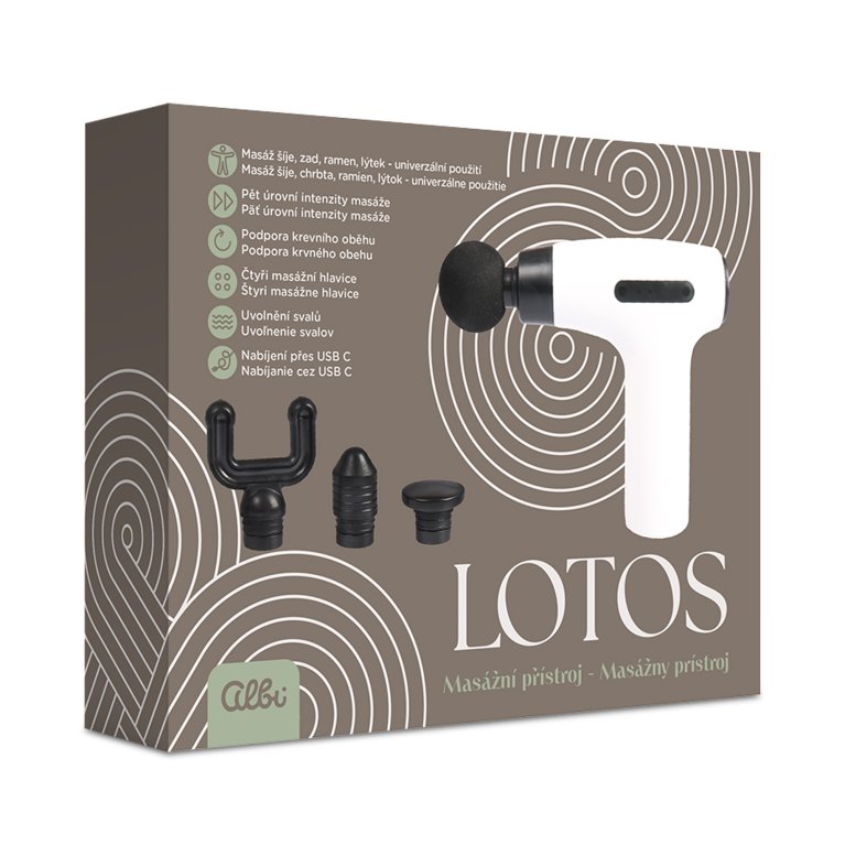                             Masážna pištoľ Lotos                        