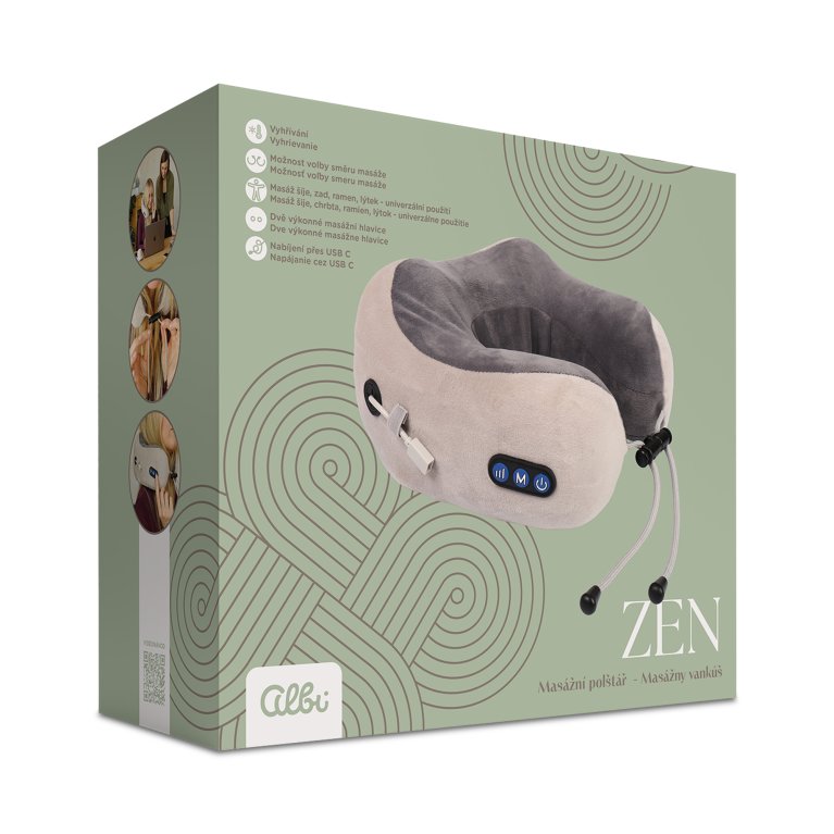                             Masážny cestovný vankúš Zen                        